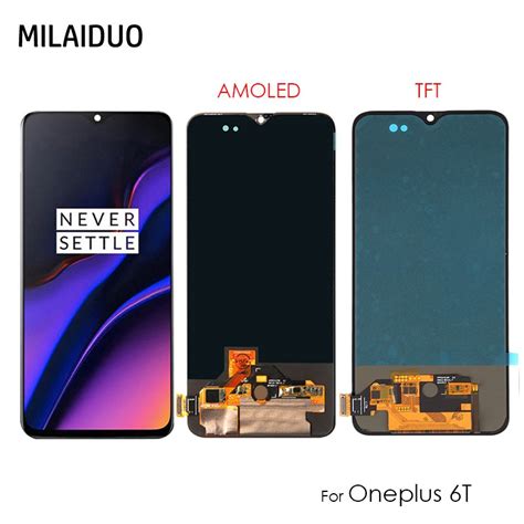 Màn Hình Cảm Ứng LCD Kỹ Thuật Số Amoled TFT Cho Oneplus 6T A6010