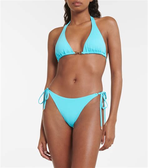 Antibes Bikini Top In Blue Melissa Odabash Mytheresa