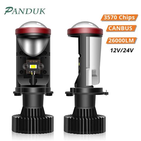 Panduk L Mpada H Led Farol Mini Lente De Projetor Autom Veis