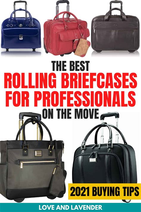 The Best Rolling Briefcases for Professionals on the Move [2022 Buying ...