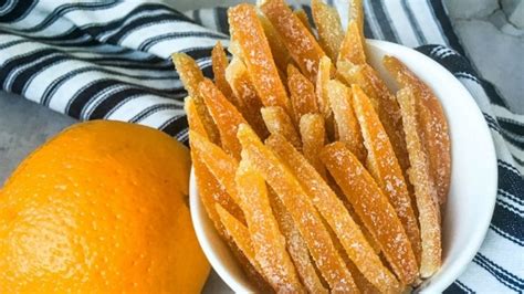 Cascaritas De Naranja Confitadas Prepar Esta Delicia Para El Momento