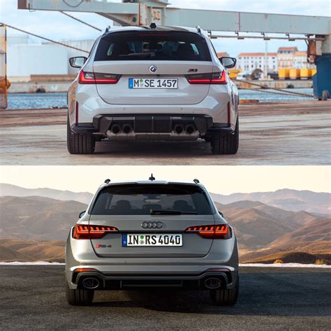 Photo Comparison BMW M3 Touring Vs Audi RS4 Avant