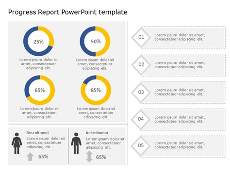 Progress Report PowerPoint Template