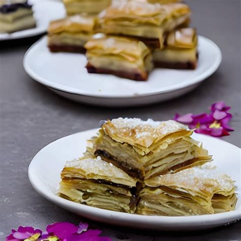 Premium AI Image | dessert baklava