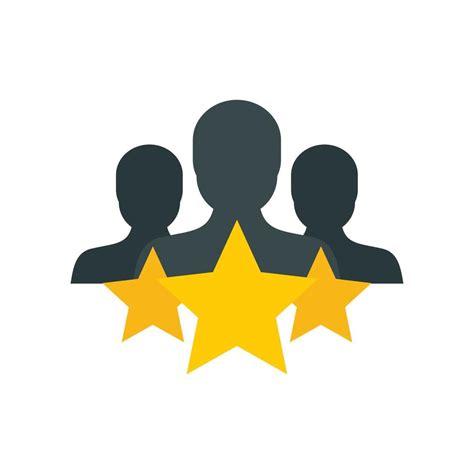 Star Customer Retention Icon Flat Style Vector Art At Vecteezy