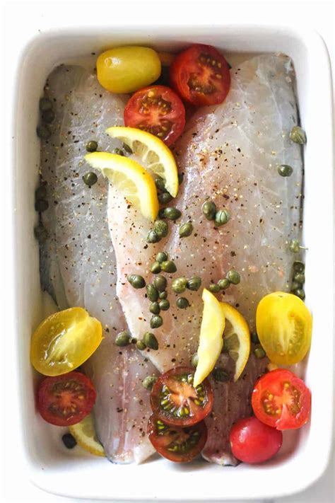 Healthy oven baked sea bream fillet - The Top Meal