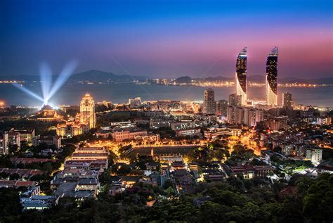 Xiamen Seaside And Xiamen University Panorama Picture And Hd Photos