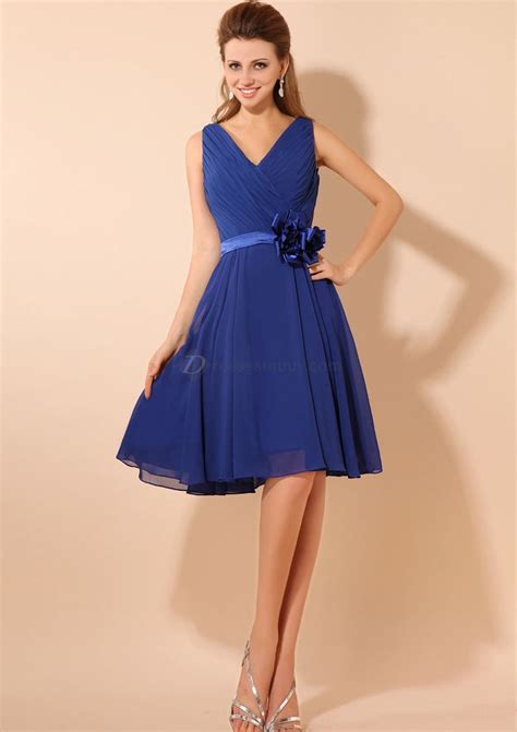 Royal Blue Bridesmaid Dresses Blue Bridesmaid Dresses Knee Length Bridesmaid