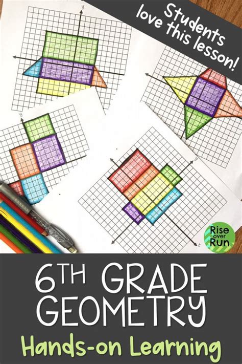 6th Grade Geometry Projects Printable PDF Template