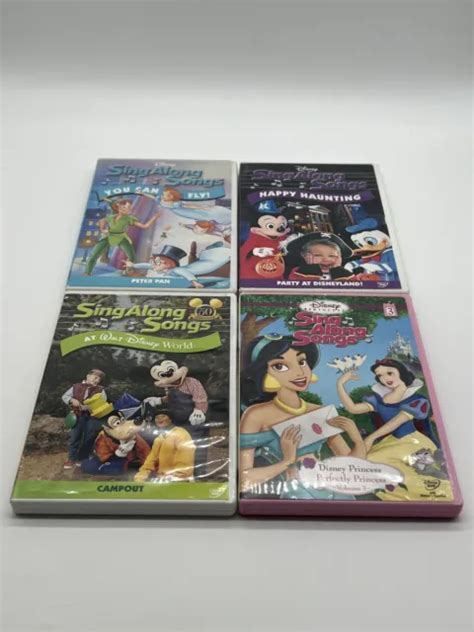 DISNEY SING ALONG Songs DVD Lot £22.80 - PicClick UK