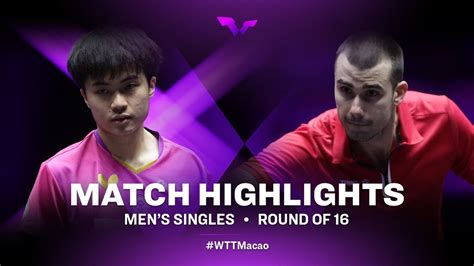 Highlights Tomislav Pucar Vs Lin Yun Ju MS R16 WTT Champions