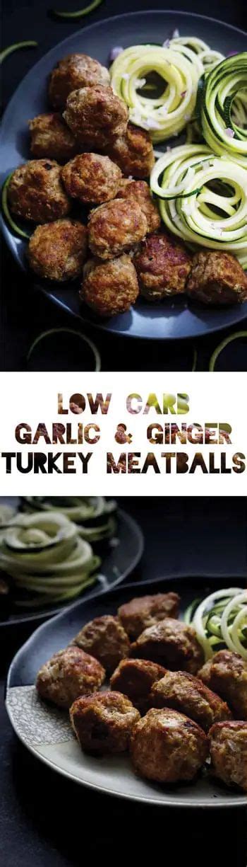 Keto Meatball Recipe With Ground Turkey Garlic And Ginger Ketogasm