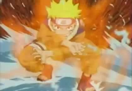 Naruto Nine Tailed Fox Vs Sasuke Curse Mark