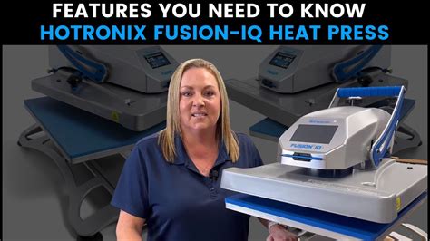 Features You Need To Know Hotronix Fusion IQ Heat Press YouTube