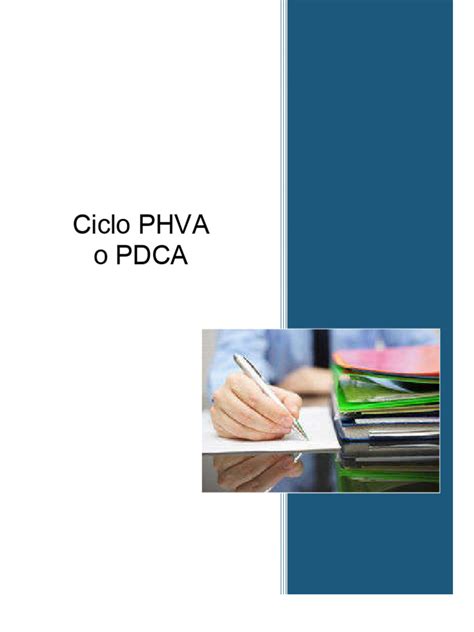 Ciclo Phva Pdf Método Científico Experimentar