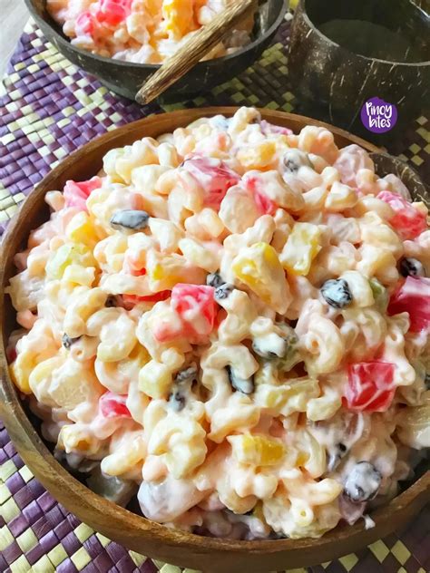 Filipino Macaroni Fruit Salad Sweet Pinoybites Recipe Sweet Macaroni Salad Recipe