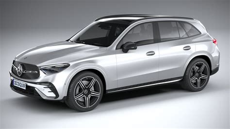 Mercedes Benz GLC AMG 2023 3D Model 159 3ds C4d Lwo Fbx Ma Obj