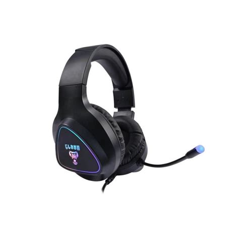 Headset Gamer Clanm Mount Cl Hm709 Fio 2M Rgb Led Preto Ecomando