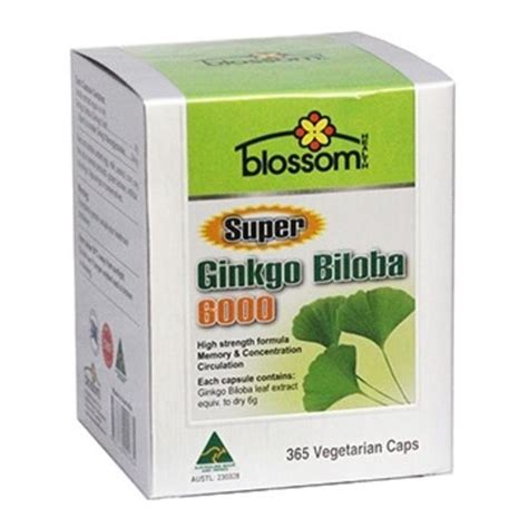 Blossom Health 超级银杏6000mg VEGI CAP 365粒 澳洲生活网