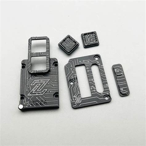 Zeza Team Style Inner Switch Plate Aluminum Set For SXK BB Billet Box