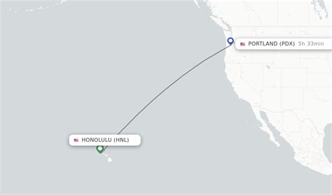 Direct Non Stop Flights From Honolulu To Portland Schedules