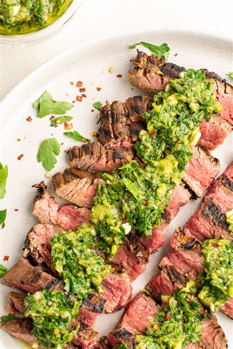 Grilled Flank Steak With Chimichurri Olivia S Kitchen