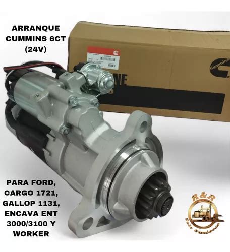 Arranque Cummins V Ct Para Ford Cargo Gallop Mercadolibre