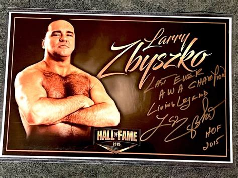 “The Living Legend” Larry Zbyszko : r/Autographs