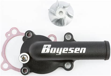 For Kawasaki Kx F Boyesen Impeller Waterpump Cover Black