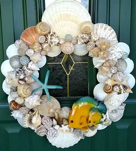 Welcome To The Beach Wreath Ocean Decor Wreath Ribbon Wreath Mesh