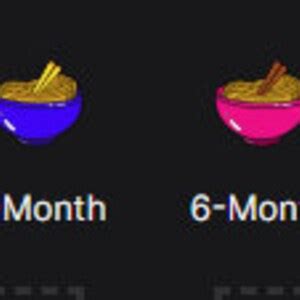 Ramen Bowl Twitch Discord Sub Badges Bit Badges Etsy