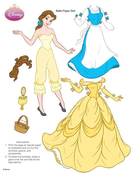 Princess Paper Doll Printable