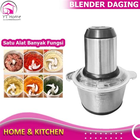 Jual Food Processor Blender Daging Serbaguna Hand Blender Chopper