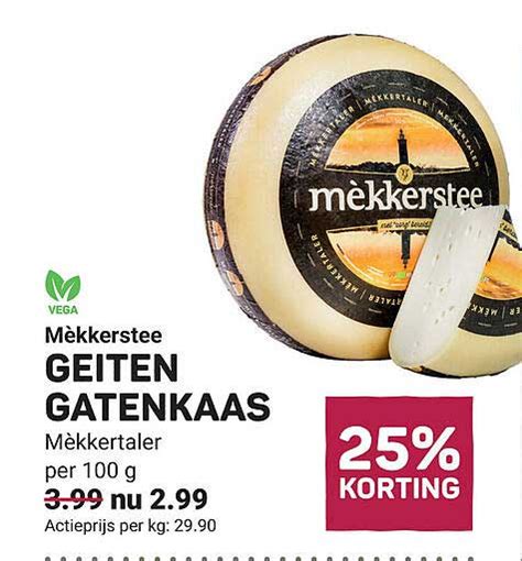 M Kkerstee Geiten Gatenkaas Aanbieding Bij Ekoplaza Folders Nl