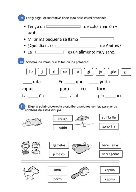 Leeds Oso Estimular Ejercicios Castellano Primaria Parilla Eclipse