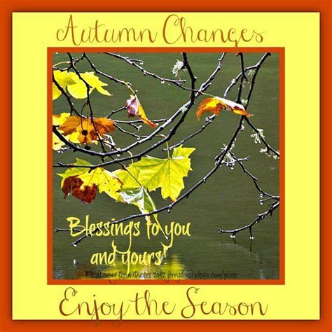 Autumn Blessings Quotes. QuotesGram