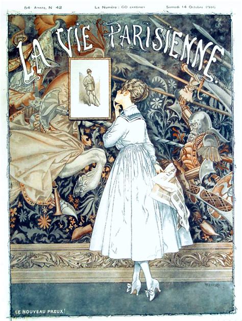 Jigsaw Puzzle La Vie Parisienne Le Nouveau Preux Oct 1916 Cover By