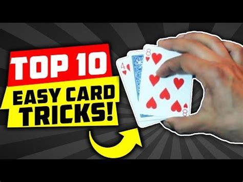 TOP 10: BEST EASY CARD TRICKS FOR BEGINNERS! 👉 TUTORIALS! | Easy card tricks, Card tricks, Card ...