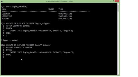 Oracle Pl Sql Advanced Database Triggers Youtube
