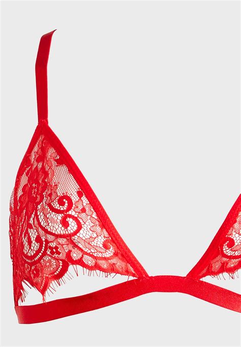 Buy Ann Summers Red Lace Cut Out Bra And Brief Set For Women In Riyadh Jeddah