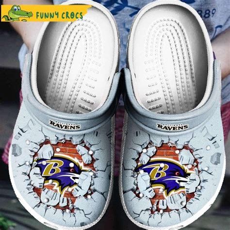 Baltimore Ravens Nfl Crocs Discover Comfort And Style Clog Shoes With