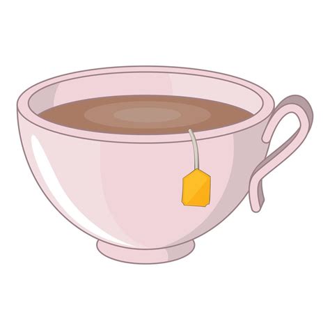 Cup Of Tea Icon Cartoon Style Vector Art At Vecteezy