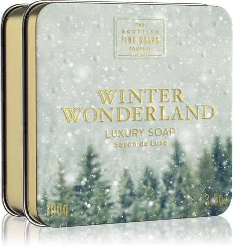 Scottish Fine Soaps Winter Wonderland Luxury Soap Luxurious Bar Soap