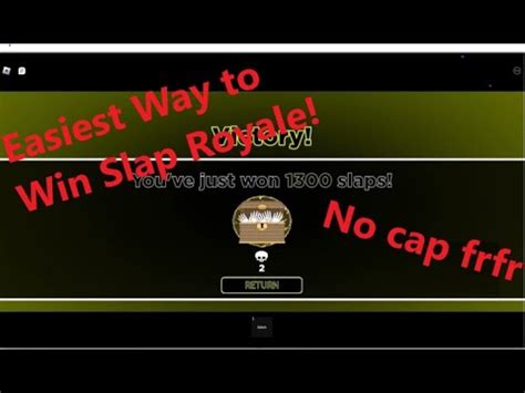 Easiest Way To Win In Slap Royale Roblox Slap Battles YouTube