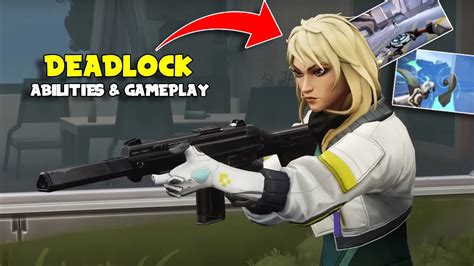 New Valorant Agent Deadlock Gameplay And Abilities Youtube