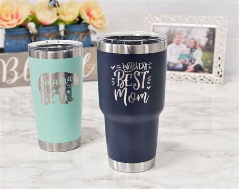 Mothers Day Yeti Engraved Yeti Personalized Yeti Mom Etsy