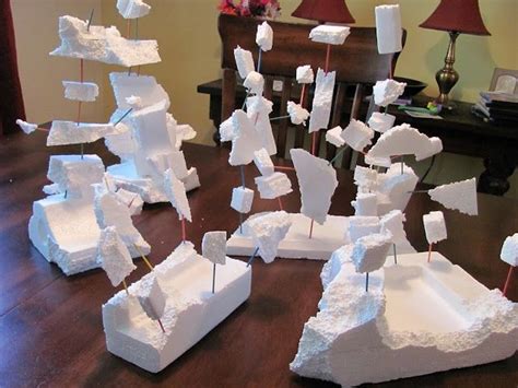 Recycled Styrofoam Sculptures Recycled Projects Art Activities For