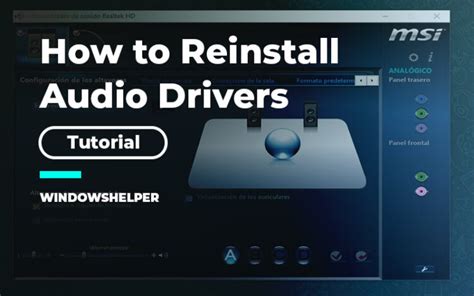 Reinstall Audio Driver Windows 11