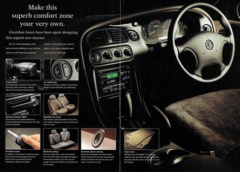 1997 Holden VT Commodore Accessories Brochure