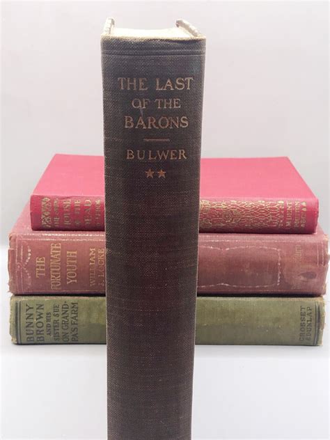 The Last Of The Barons By Edward Bulwer Lytton Hardcover Book